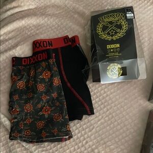 DIXXON Black and Orange Boxer Briefs